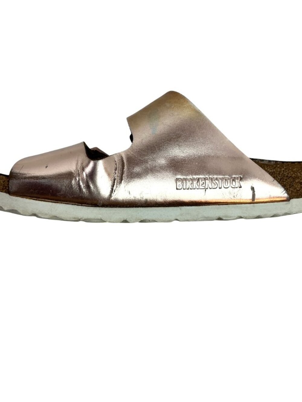 Birkenstock Arizona Rose Gold Double Buckle Slide Sandals Womens Size 5 EU 36 Ma - Picture 15 of 16